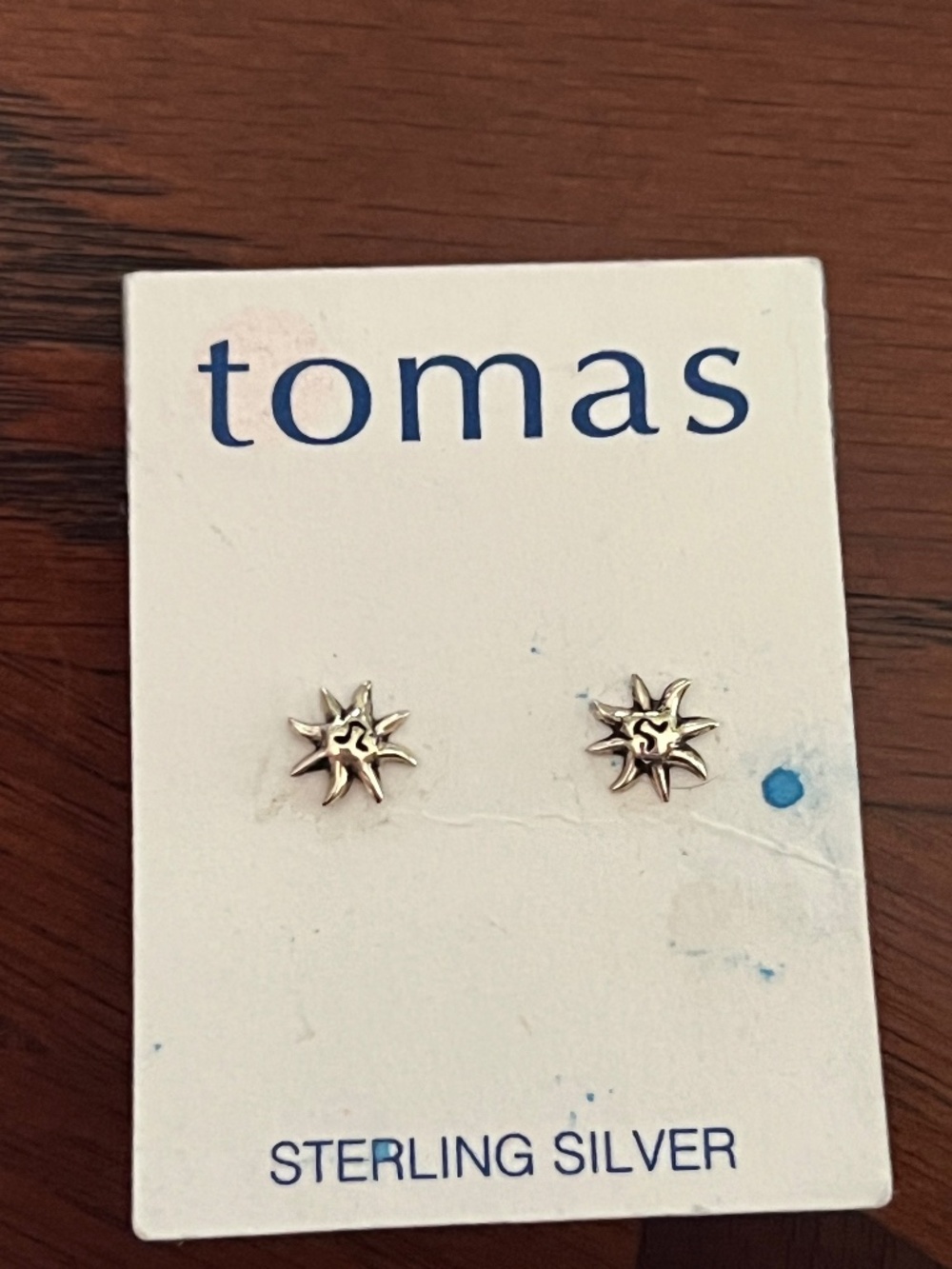 Sterling Silver starburst earrings